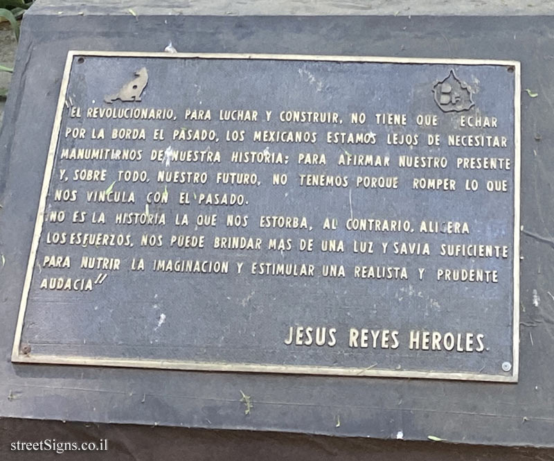 Mexico City - The statue of Jesús Reyes Heroles