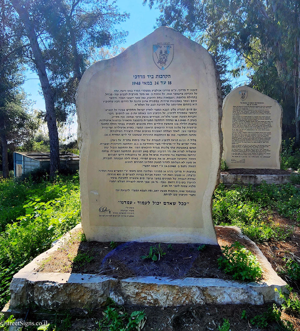 Yad Mordechai - The Battles of Yad Mordechai - May 18-24, 1948