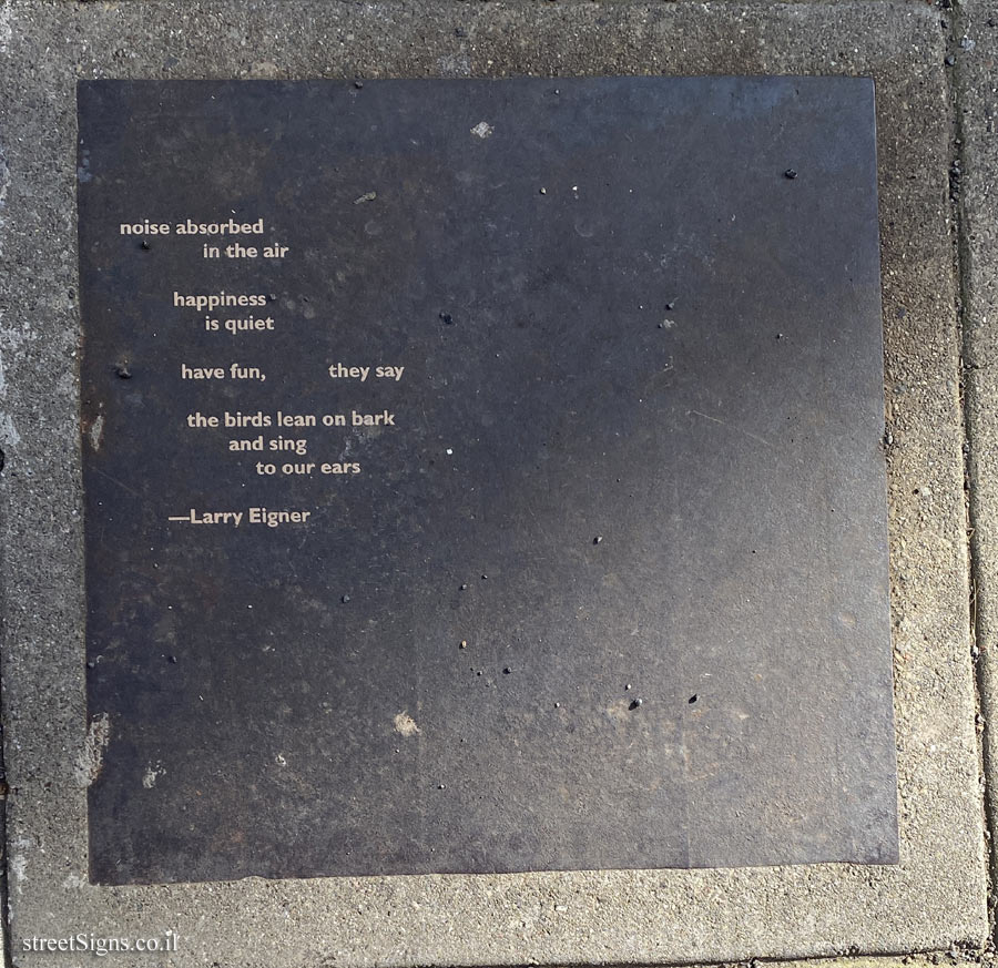 Berkeley - Berkeley Poetry Walk - "untitled" a song by Larry Eigner
