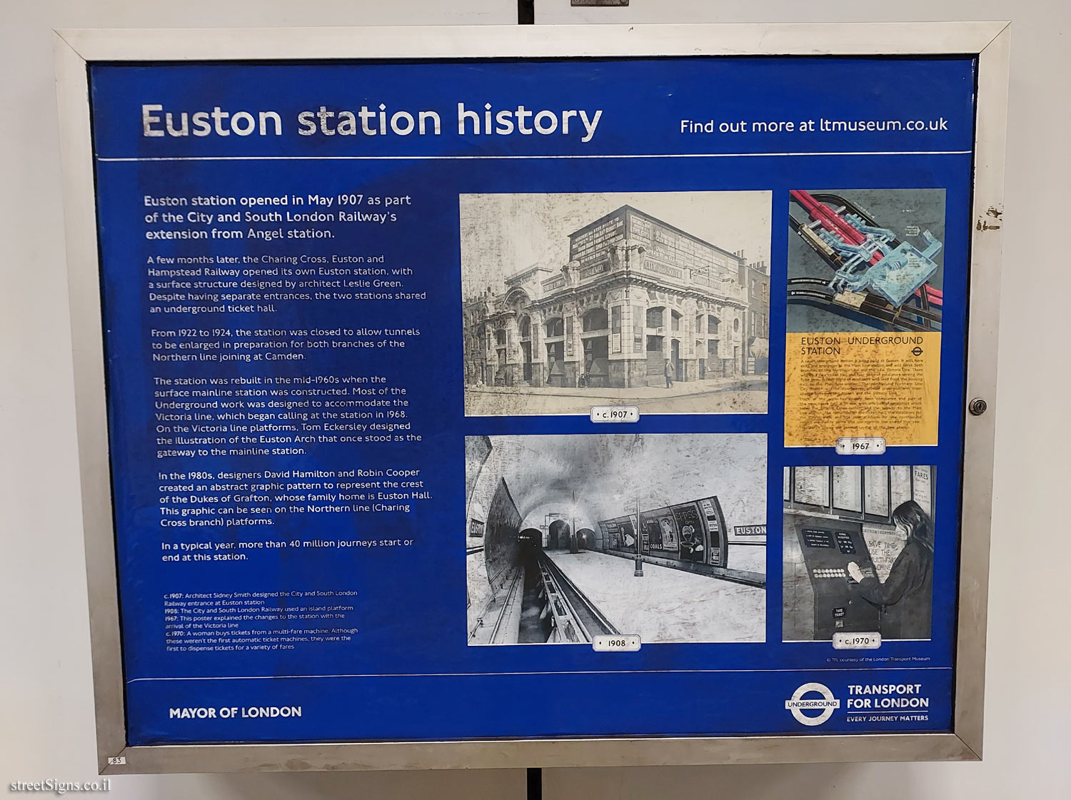 London - London Underground History - Euston Station (2)