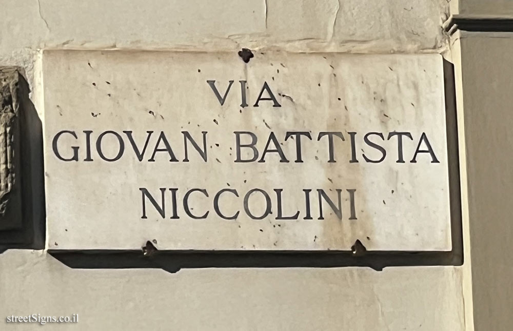 Florence - Via Giovan Battista Niccolini