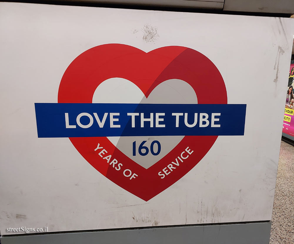 London - Bond tube station - 160th anniversary of the tube