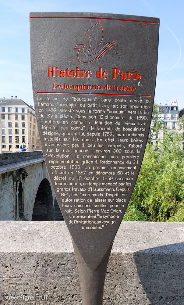 Paris - History of Paris - The booksellers of the banks of the Seine