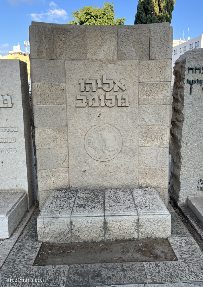 Tel Aviv - Trumpeldor Cemetery - The grave of Eliyahu Golomb
