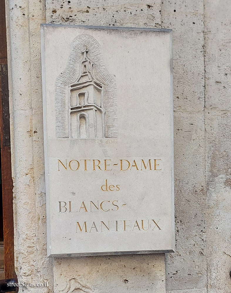 Paris - Church of Notre-Dame-des-Blancs-Manteaux
