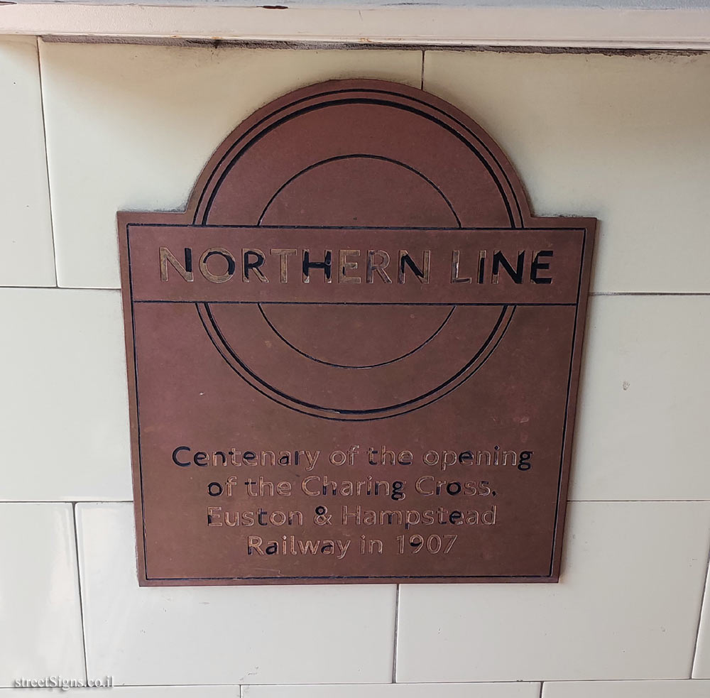London - 100th anniversary for the opening of the Charing Cross branch of the Northern Line