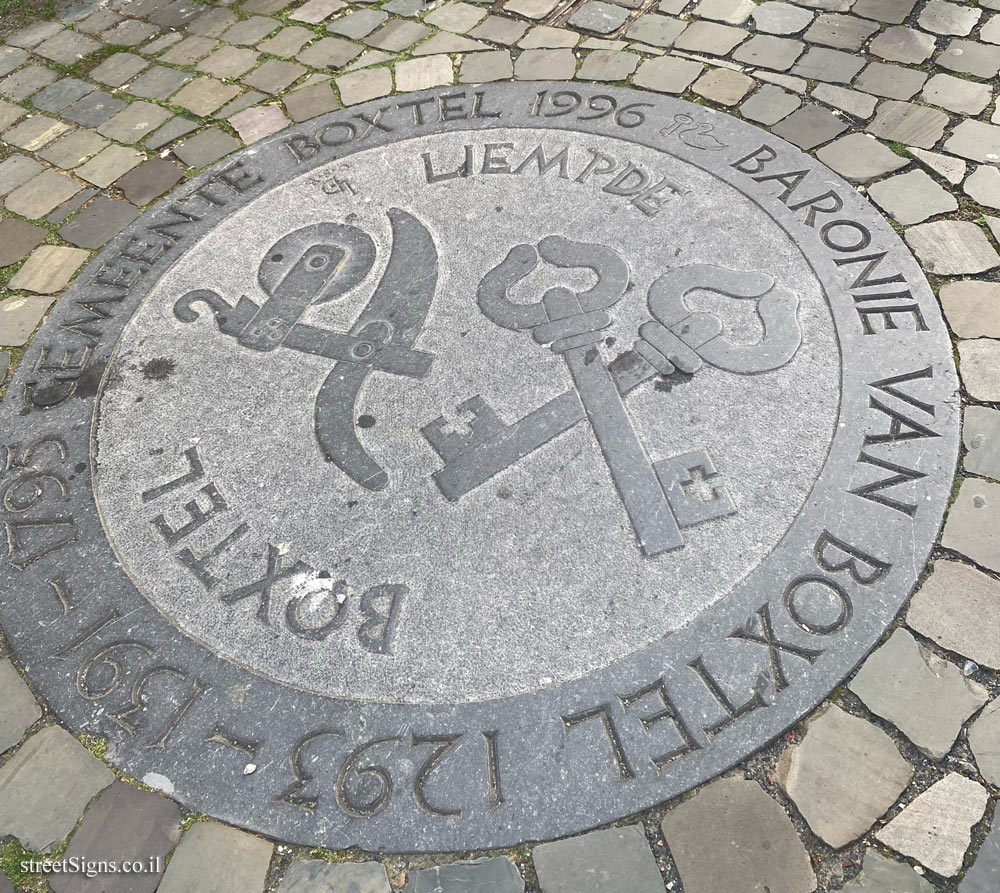 Boxtel - Sign indicating the merger of Boxtel and Liempde