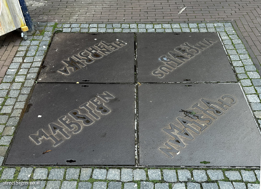 Schiedam - Names on the sidewalk (3)