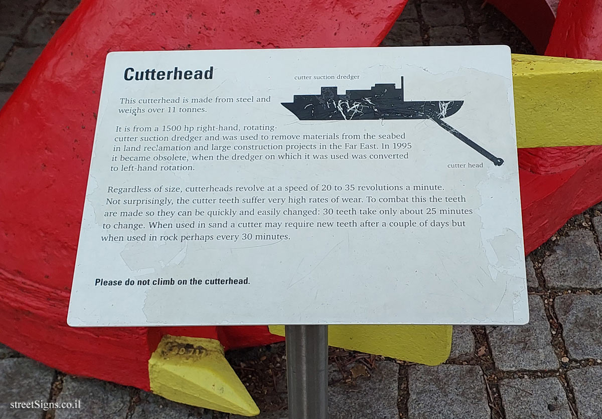 London - Greenwich - Cutterhead for underwater dredging 