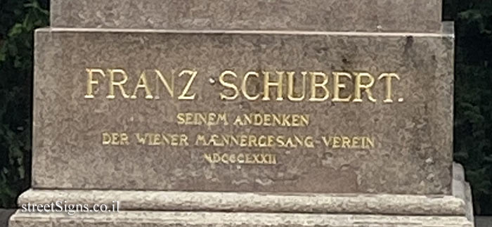 Vienna -  Schubert Monument