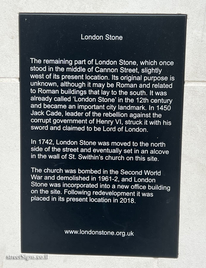 London - London Stone