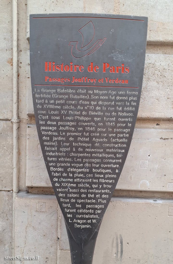 Paris - History of Paris - Jouffroy and Verdeau passages