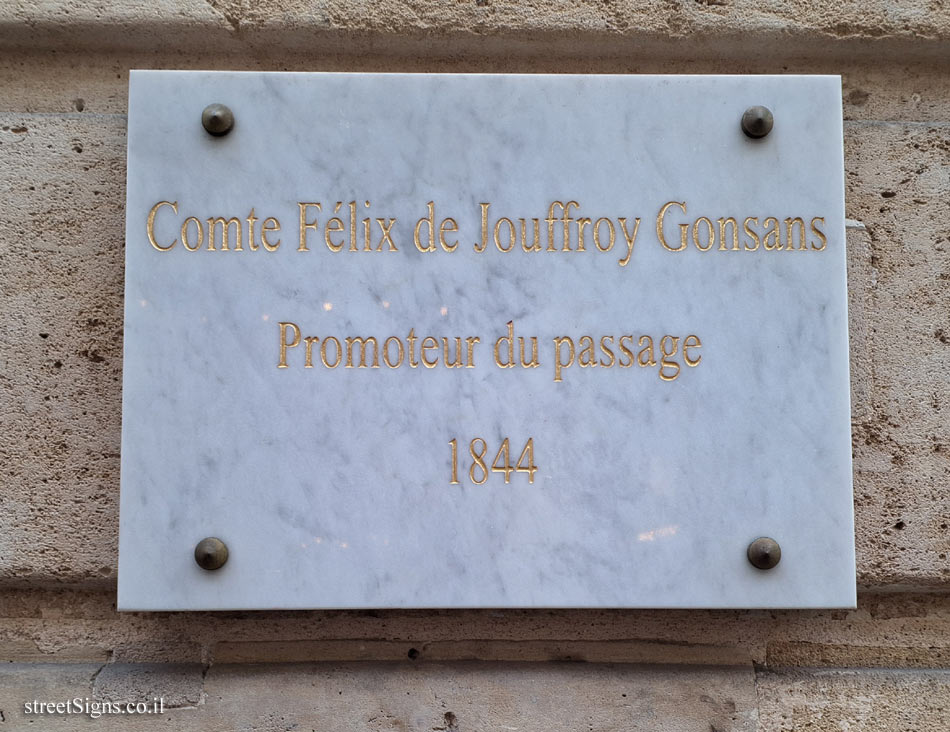 Paris - Opening of Passage Jouffroy