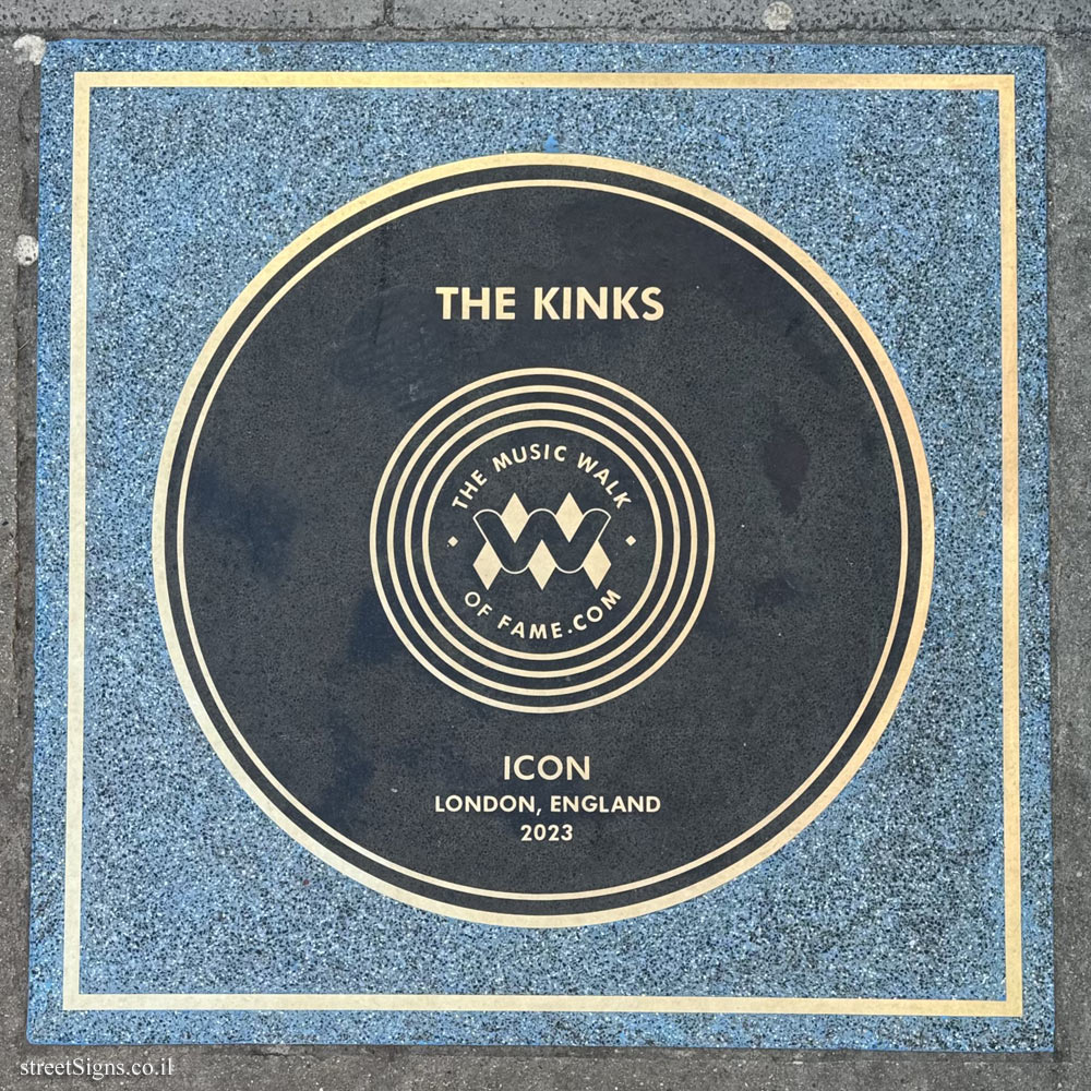 London - The music walk of fame - THE KINKS