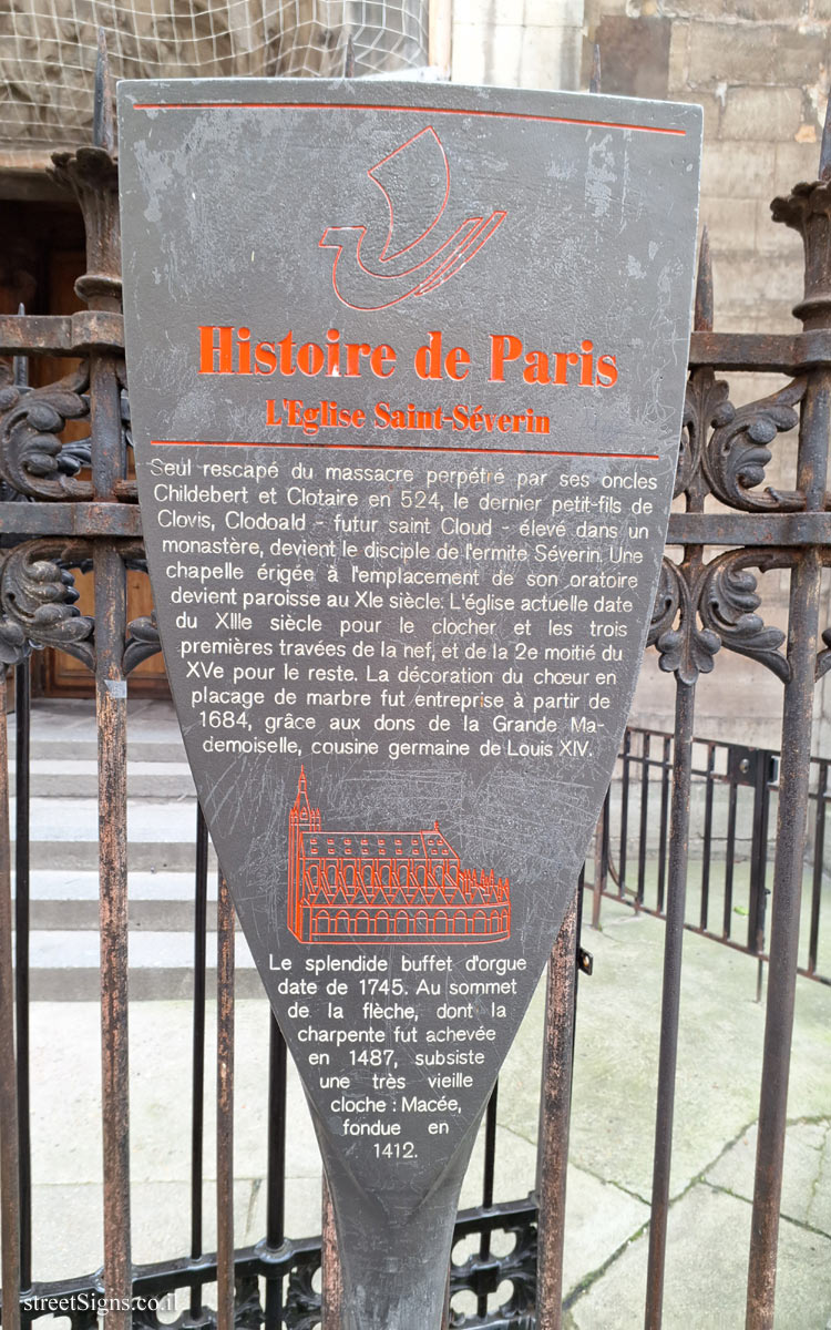 Paris - History of Paris - Saint-Séverin Church