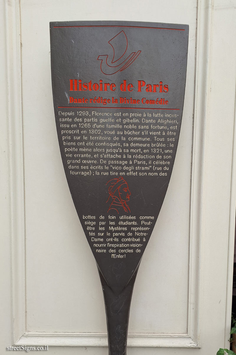 Paris - History of Paris - Dante writes the Divine Comedy