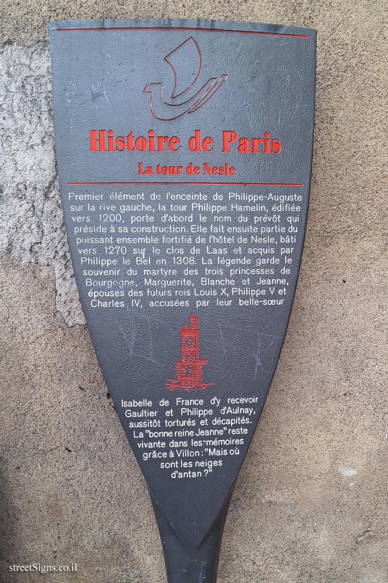 Paris - History of Paris - Tour de Nesle
