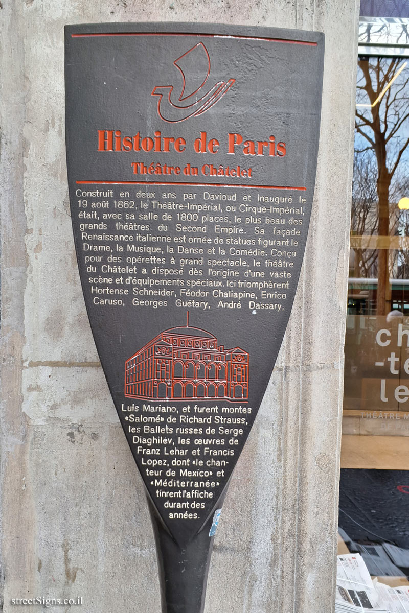 Paris - History of Paris - Théâtre du Châtelet