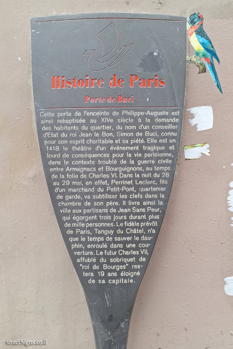 Paris - History of Paris - Buci Gate