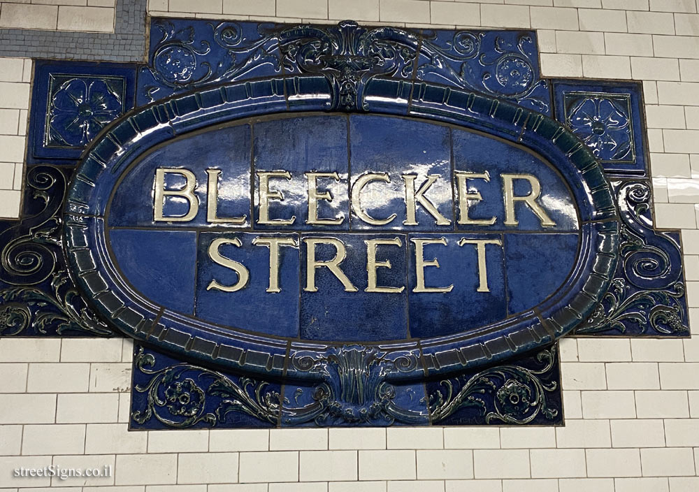 New York - Subway - Bleecker Street Station
