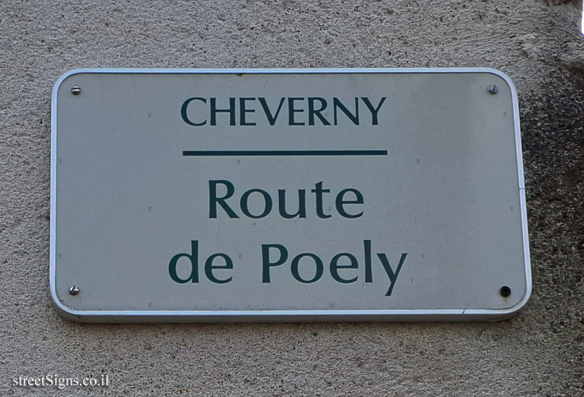 Cheverny - Route de Poely