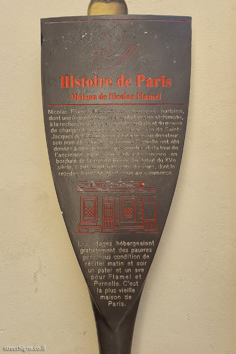 Paris - History of Paris - The House of Nicolas Flamel