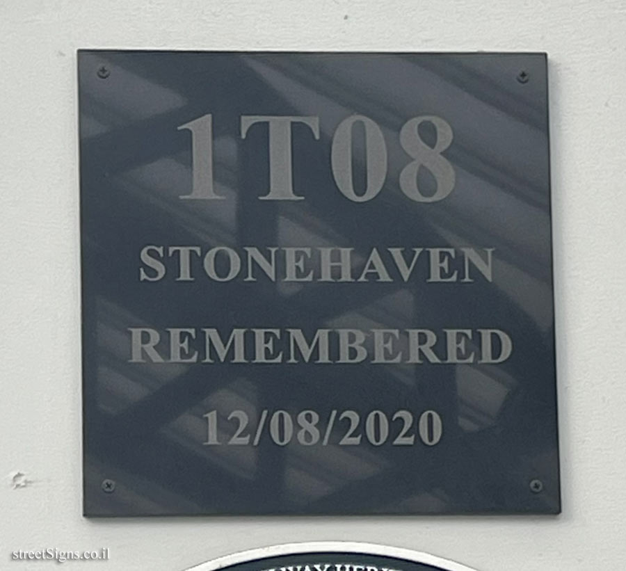 Stirling - Stonehaven Railway Disaster Commemorative Plaque