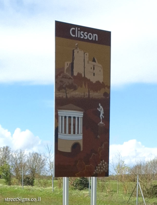 Clisson - sign indicating the beginning of the city’s jurisdiction