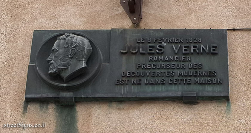Nantes - the house where the writer Jules Verne was born