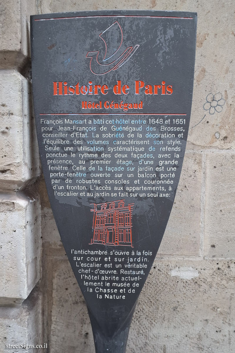Paris - History of Paris - Hôtel de Guénégaud