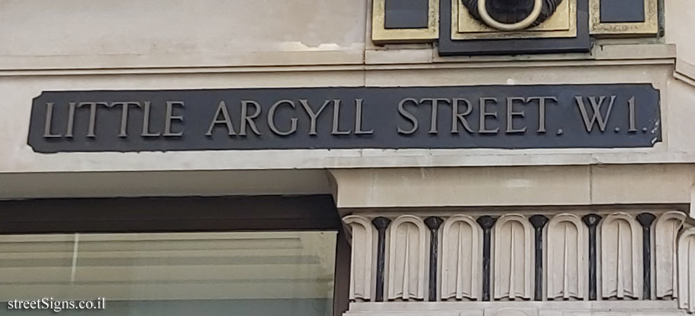 London - Little Argyll Street