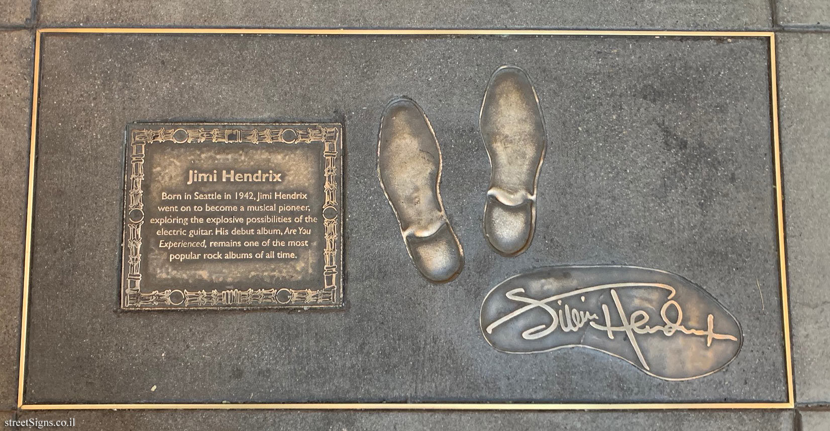 Seattle Walk of Fame - Jimmy Hendrix