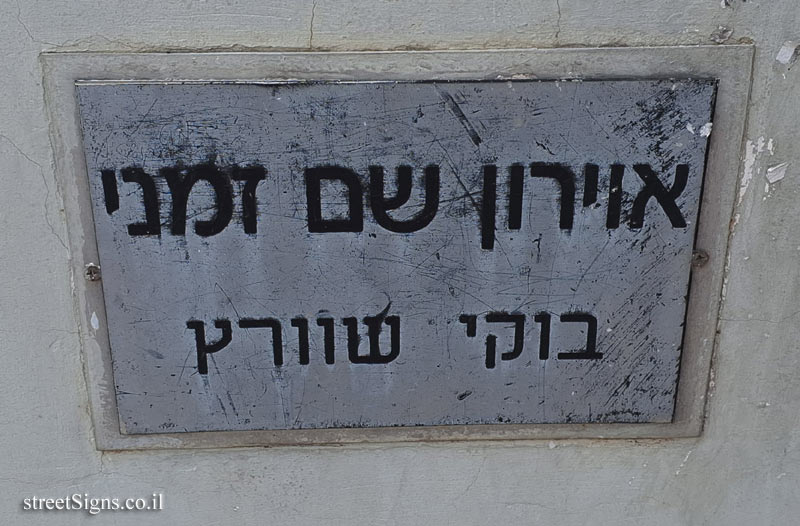 Givatayim - "Airplane - Temporary Name" - Outdoor Sculpture by Buky Schwartz
