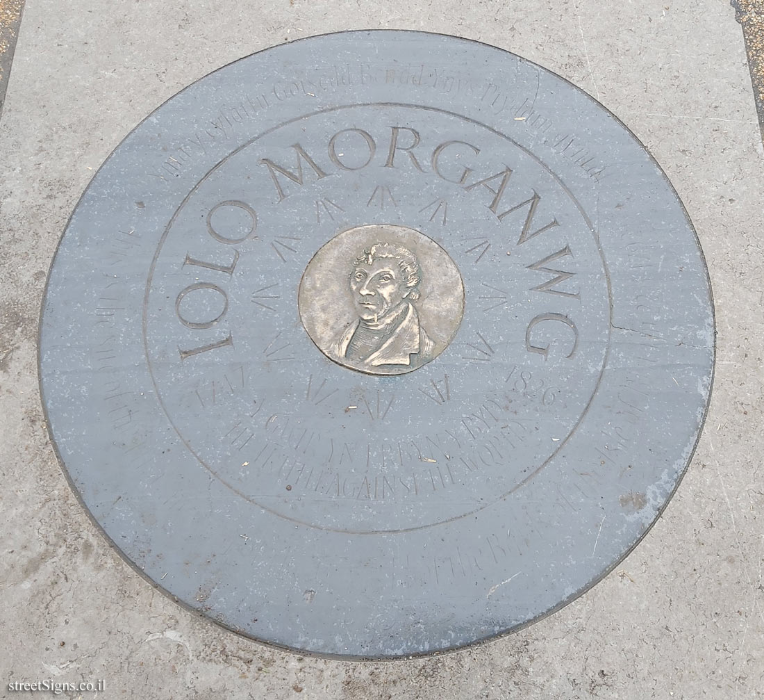London - Primrose Hill - Memorial Plaque to Iolo Morganwg