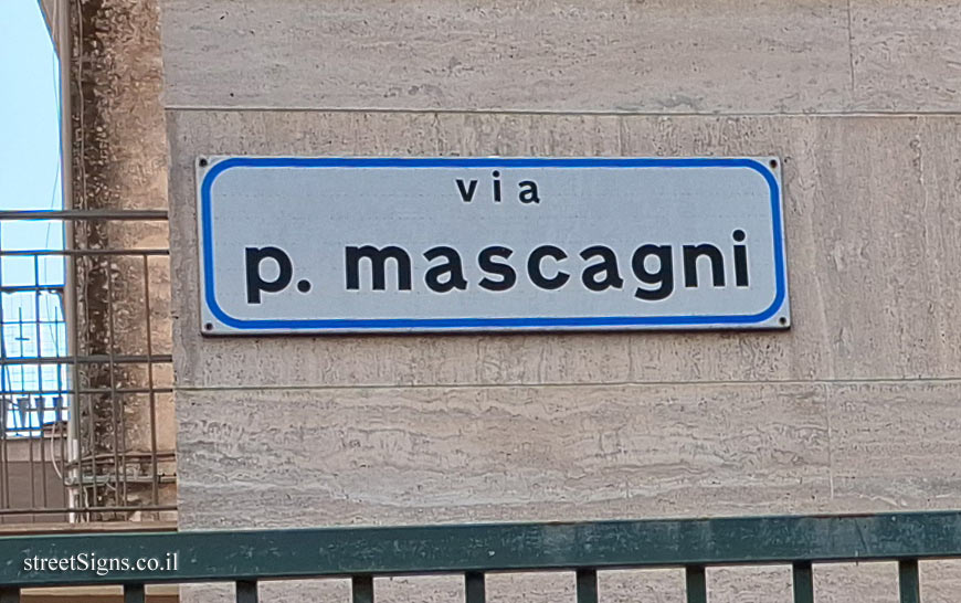 רגוזה - רחוב Pietro Mascagni